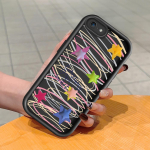 Pehme silikoonist ruudukujuline redelprintimismuster telefoni korpus, t&auml;iskaanega kaamera p&otilde;rutuskindel kaitse kummist &uuml;mbris iPhone Infinix Tecno OnePlus jaoks Infinix Smart 6 tumepunast v&auml;rvi