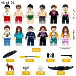 12tk City Series Rannastseenid Vaba aeg Puhkus Reisid Lapsed Koguge ehitusklotsid m&auml;nguasjad