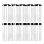 10x Slime Container Lotion Jar Wide Mouth Screw on Lids Jars with Pet Cream for