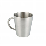 300 ml kahekihiline veetass, kodune s&ouml;&ouml;gin&otilde;u kruus roostevabast terasest &otilde;lletops h&otilde;be