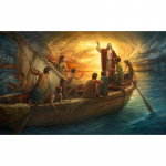 Jeesus Kristuse l&otilde;uendikunst hirmust usuni Religioosne seinakaunistuse plakatitr&uuml;kk kodu magamistoas 20x30cm No Frame