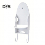 Seinale kinnitatav triikimislaua hoidik Metallist riidepuu kuumakindel, tugev kandev&otilde;imega, kergesti paigaldatav triikimislaua hoidik must