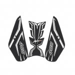 AFNCX mootorratta gaasi&otilde;li paagi padja libisemisvastased kriimustuskindlad p&otilde;lvek&auml;epideme k&uuml;ljepadjad valge