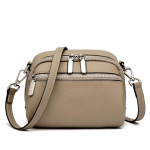 Kvaliteetne Ehtne Nahk Naiste Kevad-Suvi Uus Veisenaha Kott Klassikaline Kahe T&otilde;mblukuga &Uuml;he &Otilde;la Crossbody Kott K&auml;ekott 19cm 9cm 14cm