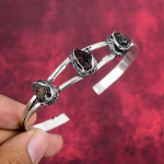 Karesuitsune topaaskivist ehted, 925 sterlingh&otilde;bedast k&auml;ev&otilde;ru, k&auml;sitsi valmistatud ilus reguleeritav k&auml;ev&otilde;ru ehted naistele Adjustable pruun