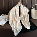 90 * 90 cm Uus Twill Silk Lihtne p&auml;ikesekaitse, soe suur kandiline sall Sall pear&auml;t naistele 90x90cm