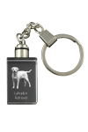 Labrador Retriever I - Crystal key ring with dog photo, illuminated key ring, unique gift by Art-Dog brand