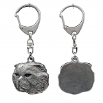 Cat - silver-plated key ring, handbag decoration, backpack pendant by Art-Dog