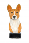 Basenji, African bush dog, Congo dog - painted figurine, statue, figure, made by the artist, brand Art-Dog