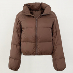 OFTBUY Talvine Paksenenud Sulejope Naised P&uuml;stkrae L&uuml;hike Mantel 90% Valge Pardisulejope Soe Jakk Igap&auml;evaseks Liikumiseks M must