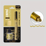 1 tk metallist v&auml;rvi markerpliiatsid koos tindikomplektiga Kuldne h&otilde;bevalge P&uuml;sivad 2 mm kunstimarkerid Manga Crafts Scrapbooking kunstitarvikute jaoks must