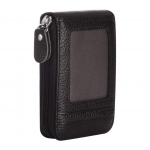 1 tk orelikaardi kott, kaasaskantav naiste l&uuml;hike pangakaardi kate, visiitkaardiklamber t&otilde;mblukuga vertikaalne k&auml;eshoitav kott 1PCS must