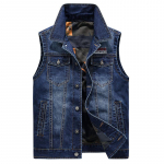 Kevad ja S&uuml;gis Uus Meeste Vabaaja Mood Denim Vest Meeste Suur Suurus Rev&auml;&auml;r M