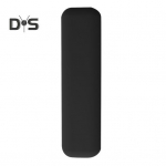 Meigipintsli hoiukott Tolmukindla disainiga veekindel kompaktne silikoonist kosmeetikakoti hoiustamisvahend must