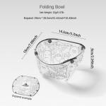 &Otilde;ues kasutatavad &uuml;likerged kokkupandavad lauan&otilde;ud kaasaskantav kauss &otilde;htus&ouml;&ouml;gitaldrik kohvifilterlehter veetass mitmeotstarbeline kombineeritud lauan&otilde;ude komplekt Folding Cup valge