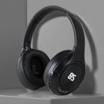 Bluetooth-peakomplekt juhtmevaba pealekantav helitugevuse ja v&otilde;imsuse n&auml;idik kokkupandav muusika peakomplekt valge