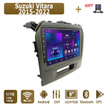 Android Carplay autoraadio Suzuki Vitara 2015-2022 multimeediumipleieri peakomplekti stereo-GPS-i navigatsioonis&uuml;steemile BT WIFI 4+64 GB 1+16GB