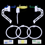 Hambaravi r&ouml;ntgenanduri positsioneerija hoidik Hambalabori digitaalne r&ouml;ntgenfilmi lokaator Hambaarsti kaasaskantav plastikust positsioneerimist&ouml;&ouml;riist 3 tk/komplekt