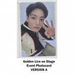 BTS Jungkook Golden Live On Stage s&uuml;ndmuse fotokaart