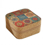 Kaasaskantavad ehete korraldajad Ehete vitriinkarp K&otilde;rvar&otilde;ngad Karp S&otilde;rmused &Uuml;mbris Kaelakeed Karp Reisihoidik Kork tekstuur 2