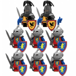 Laste m&auml;nguasjad Keskaegsed s&otilde;jad Lossir&uuml;&uuml;tlid Hundikarja S&otilde;dalased Militaarfiguurid V&auml;ikesed osakesed Ehitusklotsid Poistele sobivad kingitused