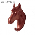 Riidepuu v&otilde;tmed Loominguline riputuskonksuhoidik sein Kodu Tugev &otilde;mblusteta pasta konks Dekoratiivne konks Loomingulised konksud loomadele horse punane