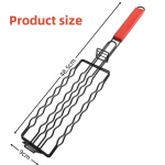 1 tk roostevabast terasest nakkumatu hot dogi grillklamber singivorstigrill V&otilde;rk Kogunemine &otilde;ues telkimine Grillkorv Grillimisvahendid