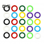 24/32/40 tk V&auml;rvilised v&otilde;tmekorgid Paindlikud &uuml;mmargused kummist v&otilde;tmekaaned Poolringikujulised v&otilde;tmesildid Majav&otilde;tmete identifikaatorid Paaritu kujuga v&otilde;tmed 24