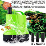 Uus sukeldatav purskkaevupumba filter kalatiigi akvaariumi paagi purskkaev Ultra vaikne veekindel veepump koos toitejuhtmega USA/EL pistikuga 25W-EU Plug roheline