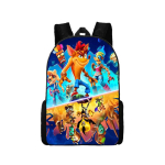 Crash Bandicoot Anime Joonisfilm Joonisfilm &Uuml;mbritsev Laste Koolikott P&otilde;hikooli ja G&uuml;mnaasiumi &Otilde;pilaste Seljakott Suure Mahutavusega
