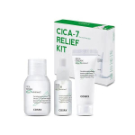 COSRX CICA-7 RELIEF KIT- 3 step, Toner+Serum+Cream,, Soothing, Nourishing, Kbeauty, Korean Cosmetics, sample