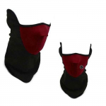Chaud Face cou Masque Paintball V&eacute;lo moto Masque anti Froid rouge B