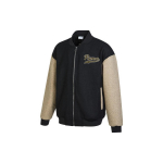 PUMA v&auml;rviplokkide logo tikitud baseball-kraega lukuga jakk Unisex jakid Must Pruun 539749-01 XL