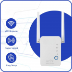 Juhtmevaba WiFi kordaja Wifi pikendaja Ultraboost Wifi v&otilde;imendi pikamaa repiiter 300M Wi-Fi v&otilde;imendi p&auml;&auml;supunkt EU Plug valge