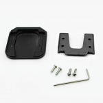 Universaalne mootorratta tugijala jala k&uuml;lgtugi pikenduspadja tugiplaat suurendav tugi libisemisvastane suurendatud alus punane