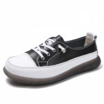 Mood Naised Ehtsast nahast Lamedad Stiilid Naistekingad Valged Loafers Naistele Meditsiinit&ouml;&ouml;taja vabaaja lamedad kingad Zapatos Mujer Naiste tossud 35 punane