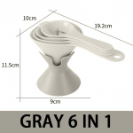 K&ouml;&ouml;gilehtrite komplekt 6-&uuml;hes Multifunktsionaalne plastlehtrikomplekt Pudelite t&auml;itmiseks m&otilde;eldud lehtrid &Otilde;lilehter vedelate pulbrite jaoks V&uuml;rtsid