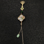 Guochao uus Hiina Cheongsami pressklambriga ripatspross, k&otilde;rgekvaliteediline retrokorsaaž ni&scaron;ir&otilde;ivaste aksessuaarid