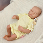43cm Levi Elutruu Uuestis&uuml;ndinud Beebinukk K&auml;sit&ouml;&ouml;na Valmistatud 3D Maalitud Nahaga T&auml;iskeha Silikoon Vin&uuml;&uuml;l Poissnukk Pehme Riidest Keha J&otilde;ulukink 43cm baby boy