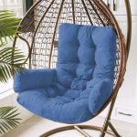 1 tk 49x18 tolli Rippuv korvipadi, Paksenenud suur kiiktool Munatooli padi, Kiiktooli seljatoepadi not remove sinine