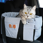 Lemmikloomaauto matt Koer Keskjuhtimine Kennel Auto Artefakt Auto Kennel Turvaiste Teddy Pomeranian Cat tarvikud 40 * 22 * 25cm
