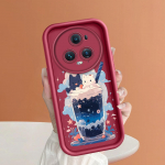 Pehme silikoonist ruudukujuline redelprintimise mustriga telefoni korpus, t&auml;iskaanega kaamera p&otilde;rutuskindel kummist &uuml;mbris Huawei Honori jaoks Huawei P Smart Pro 2019 tumepunast v&auml;rvi