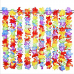 10 tk Hawaii Flower Leis Garland kaelakee uhke kleit pidu Hawaii Beach Fun Multicolor 6cm