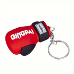 Mini poksikinnastest v&otilde;tmehoidja, sporditeemaline kummist poolringikujuline v&otilde;tmehoidja, ujuv v&otilde;tmehoidja avatud aasa sulguriga punane