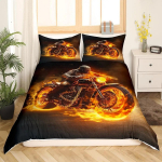 Motocross voodipesu komplekt Mootorrataste v&otilde;idus&otilde;itjate katte kate Extreme Sport Tekikate Mustjalgratta mootors&otilde;idukid Jalgratta tekikate 70x133cm 2pcs