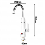 Euroopa standardne digitaalne kiire kuuma ja k&uuml;lma elektriline veekraan Foreign trade European regulations valge
