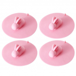 4 tk K&uuml;&uuml;liku kujundusega p&otilde;randakatte &auml;ravoolukork Vanni kork Silikoonist tihendusega Valamu kork (Sinine, 10cm) vanni korgiga veekork