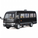 Toyota rannabussi mudelauto, 1/24 m&otilde;&otilde;tkavaga m&auml;nguautod, survevalatud s&otilde;idukid, poistele m&otilde;eldud kingitused 1/24-Size:20.5*5*8cm must