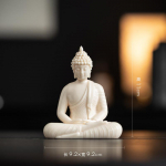 Sakyamuni Buddha kuju figuur, Tathagata Buddha figuur, keraamiline lamp, ring elutuppa, suitsutusruum, kodu dekoratsioon