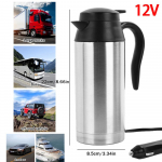 Auto kuumaveekeetja 1300ml veekeetmistass 12V/24V temperatuuri juht LCD-ekraan 304 roostevaba teras s&otilde;iduki reisikohvi jaoks